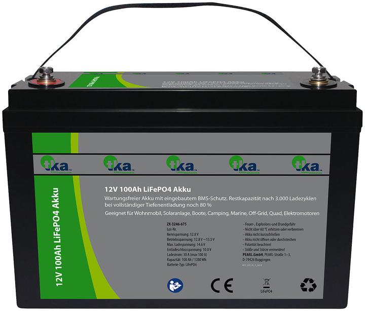 Produktbild TKA Akku für Solaranlage (12.80 V, 100 Ah)