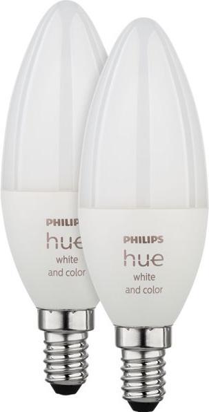Actual product image Philips Hue White & Color BT (E14, 5.30 W, 470 lm, 2 x, G)