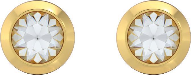 Actual product image Studex Sensitive stud earrings Bezel gold with crystal 4 mm (Stainless steel)