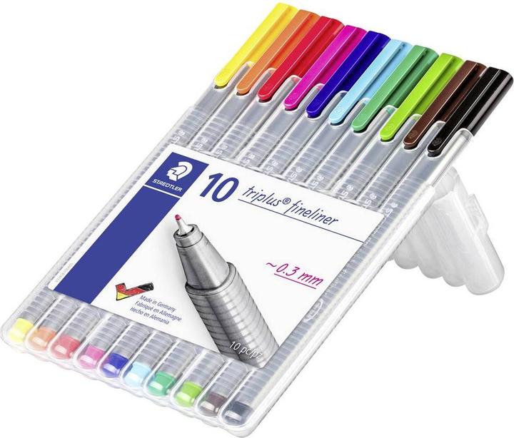 Produktbild Staedtler Triplus 334 (Mehrfarbig, 10 x)