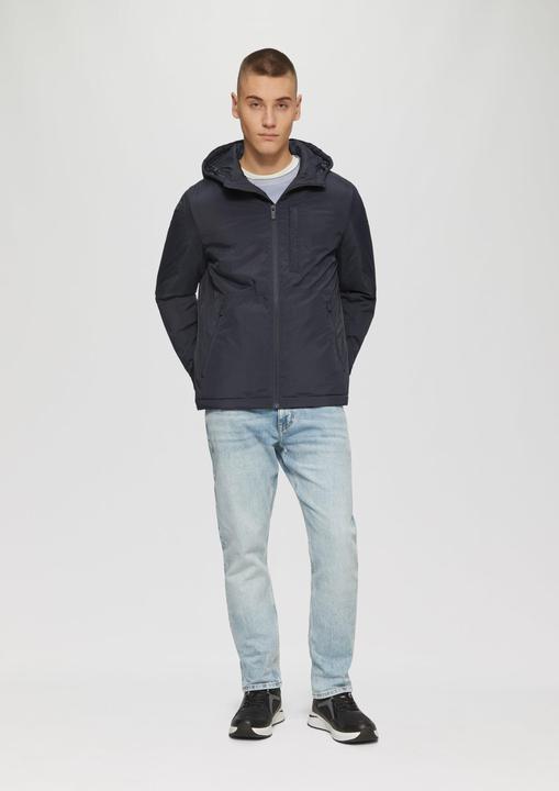 Produktbild S.Oliver Outdoor-Jacke Wattierte Übergangsjacke mit Kapuze (L)