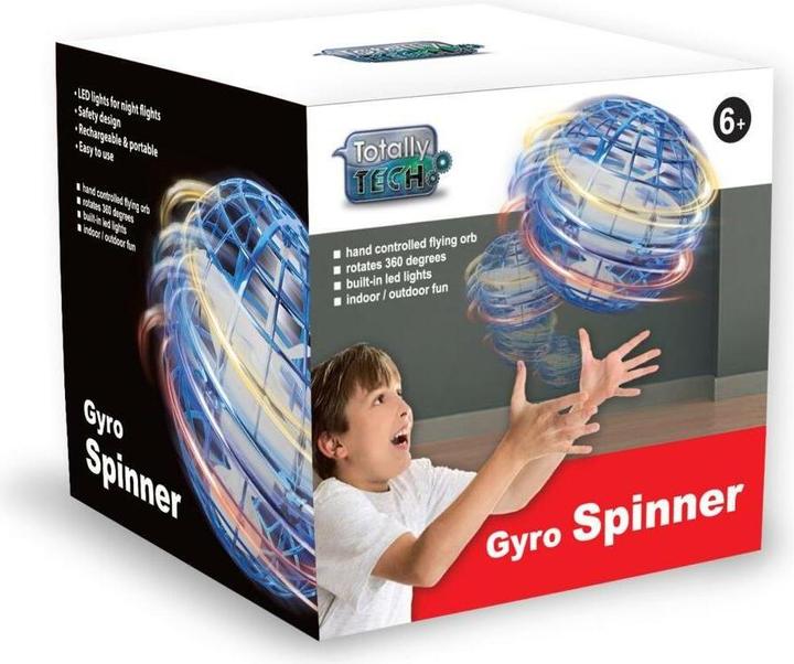 Image du produit Totally Tech Gyro Spinner Flying Ball bleu