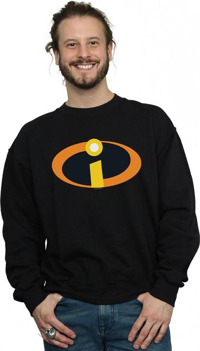 Actual product image Disney Mens The Incredibles Costume Logo Sweatshirt (L)