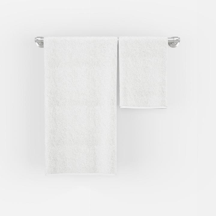 Produktbild Oliver Weber Collection Diademita 2er Set Duschtücher, Badehandtücher, 70x140 cm, Baumwolle, weiss, 450 gr/m2, extra dick (70 x 140 cm)