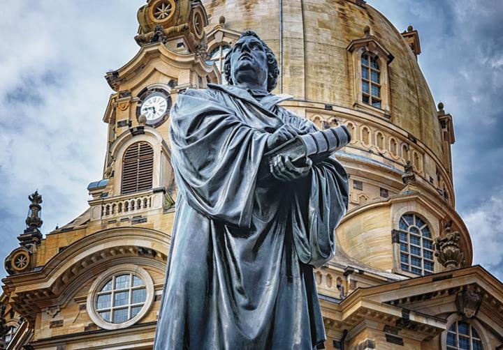 Produktbild Grafika Kids Deutschland Edition - Frauenkirche, Martin Luther, Dresden (12 Teile)