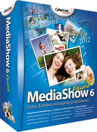 Produktbild CyberLink MediaShow 6 Deluxe (1 User, unbegrenzt)