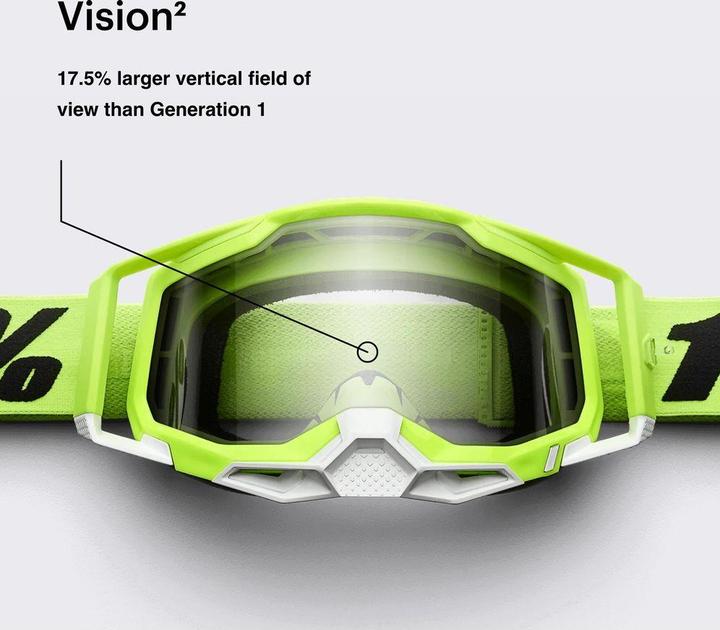 Produktbild 100% Accuri 2 Goggle Kolby - Mirror Silver Lens (Blau, Mirror Silver)