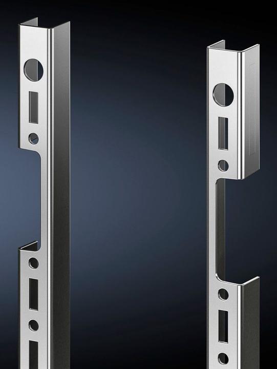 Produktbild Rittal AX 2311.076 Türlochleiste gelocht Stahlblech 698 mm 2 St.