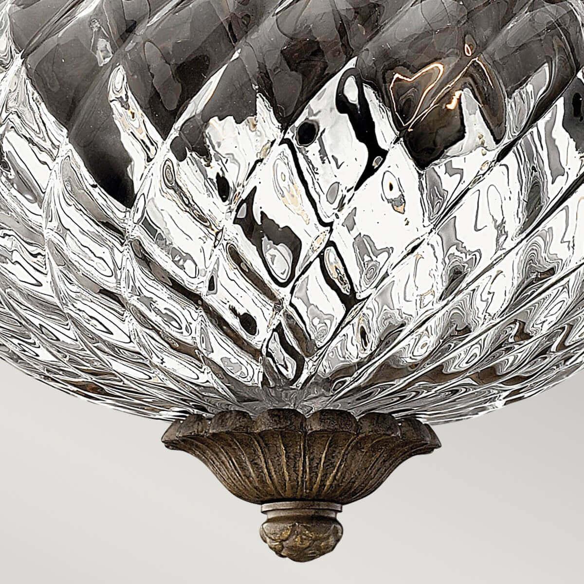 Thumbnail - Elstead Lighting, Wandleuchte + Deckenleuchte, Plantation Deckenleuchte E27 2-fach Perle Bronze (E27)
