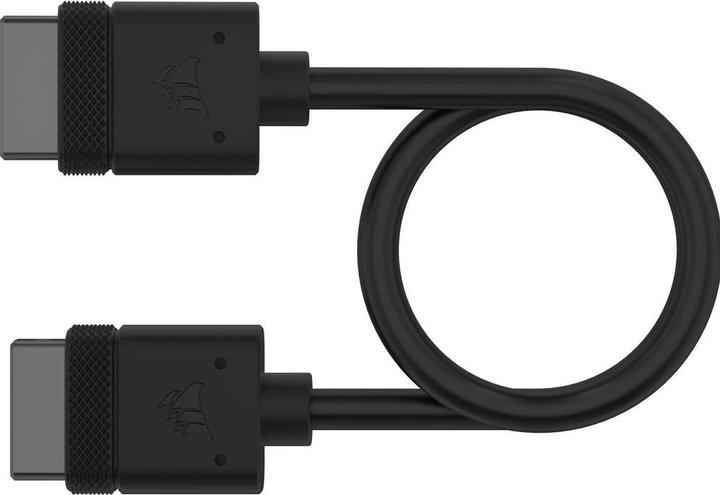 Image du produit Corsair Câble iCUE LINK, 2x 200mm avec connecteurs droits, Noir