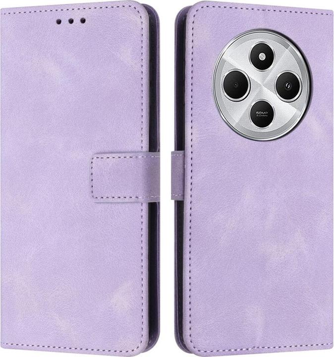 Actual product image Cover-Discount Xiaomi Redmi 14C / Poco C75 – Wildleder Look Etui im Vintage Design (Xiaomi Poco C75)