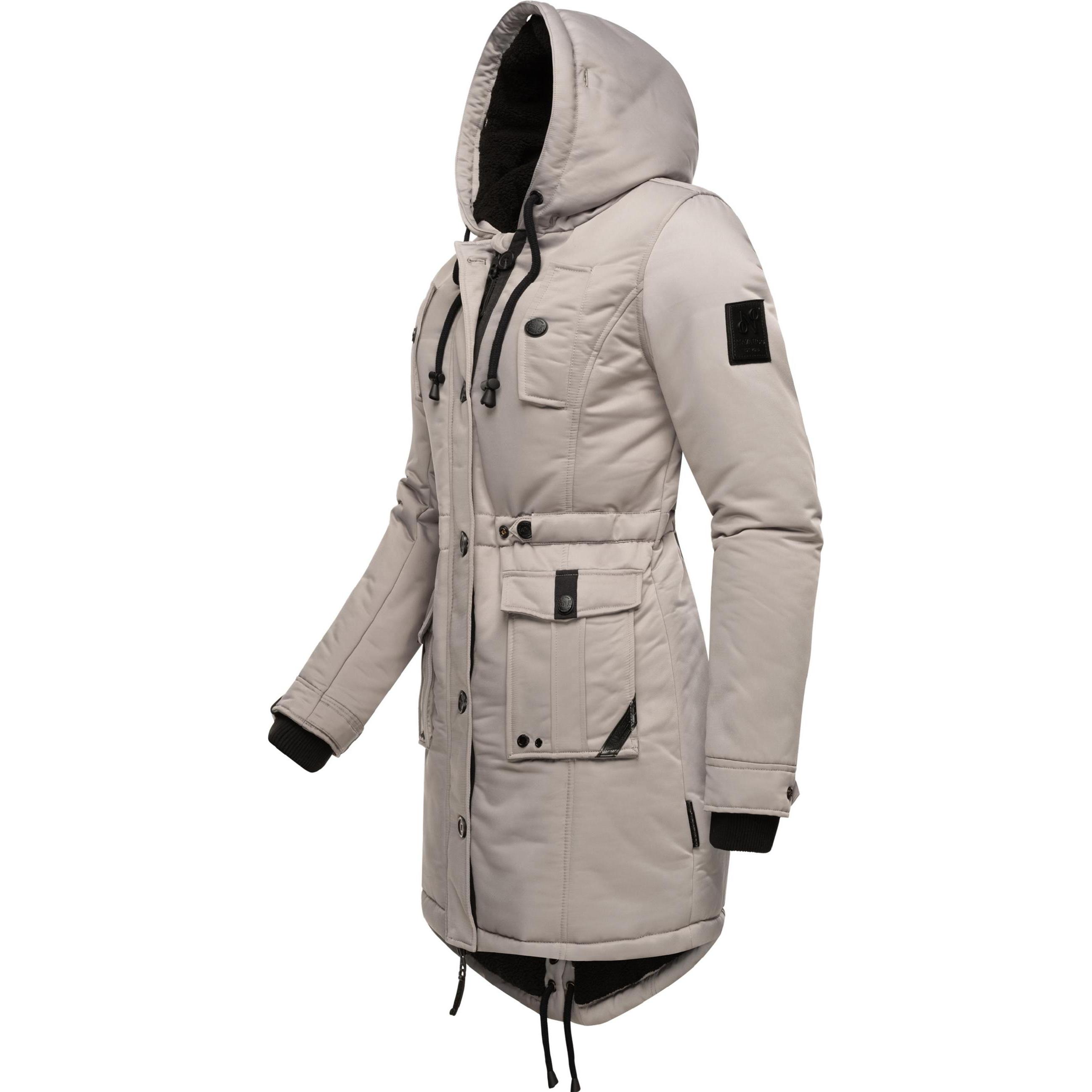 Navahoo, Damen, Jacke, Luluna Prc (XXL), Grau, XXL