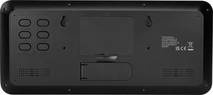 Produktbild TFA Digitale Funkuhr mit Raumklima
