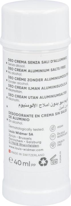 Produktbild Louis Widmer Deo Creme (Crème, 40 ml)
