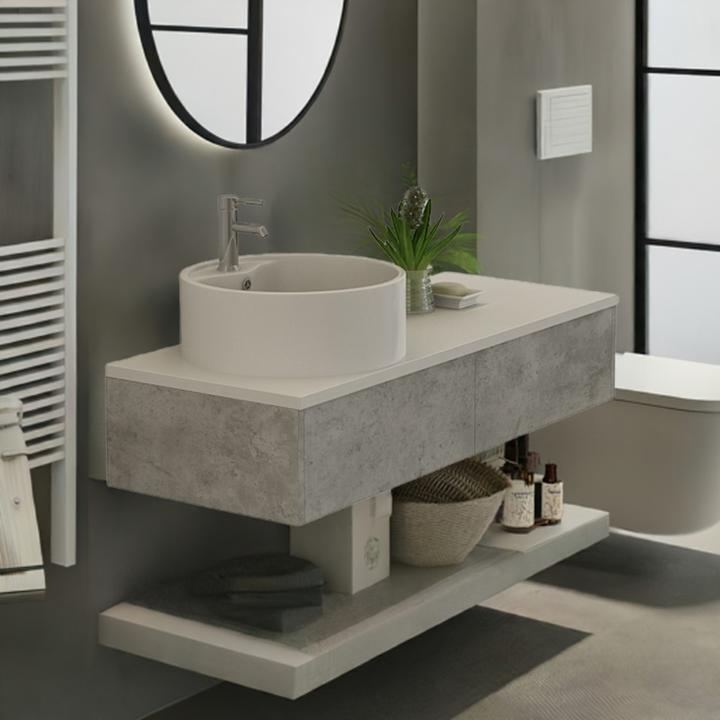 Produktbild Jet-Line Badset BIEL Betonoptik