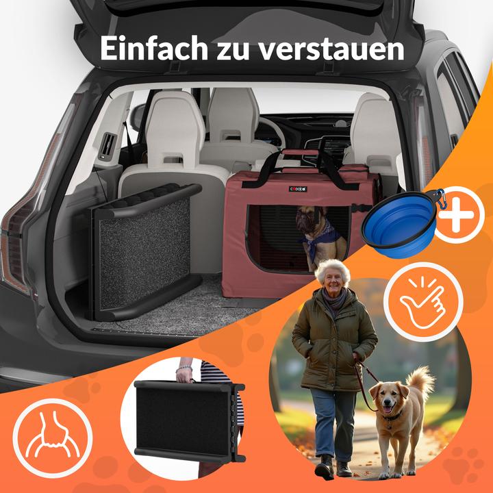 Produktbild Cadoca Hunderampe (Hund, Faltbar, Reflektoren)