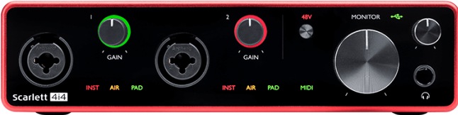 Produktbild Focusrite Scarlett 4i4 3rd Gen (USB)