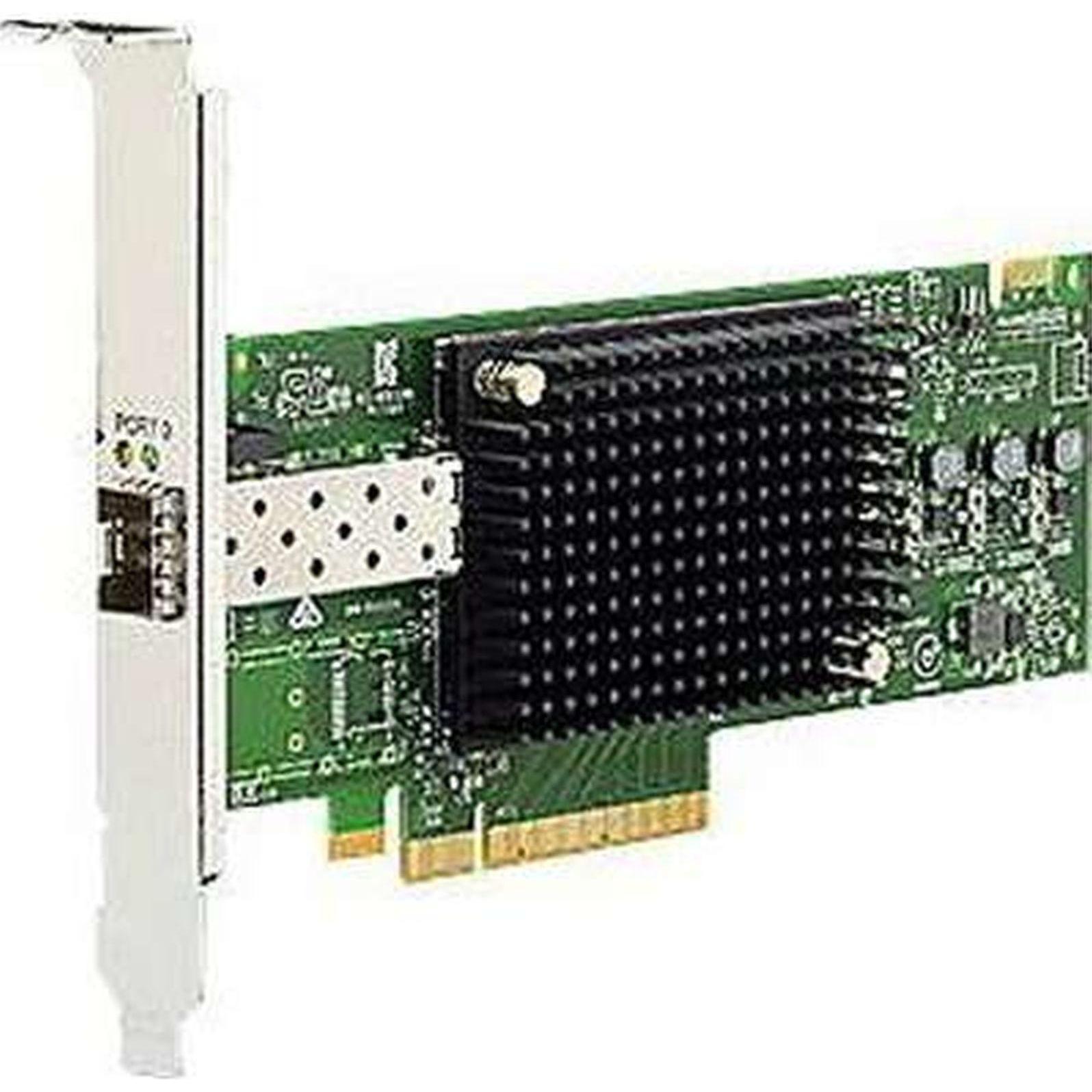 Lenovo DCG HBA Emulex FC Single-port HBA (PCI Express 3.0 x8), Netzwerkkarte, Schwarz, Silber, Grün