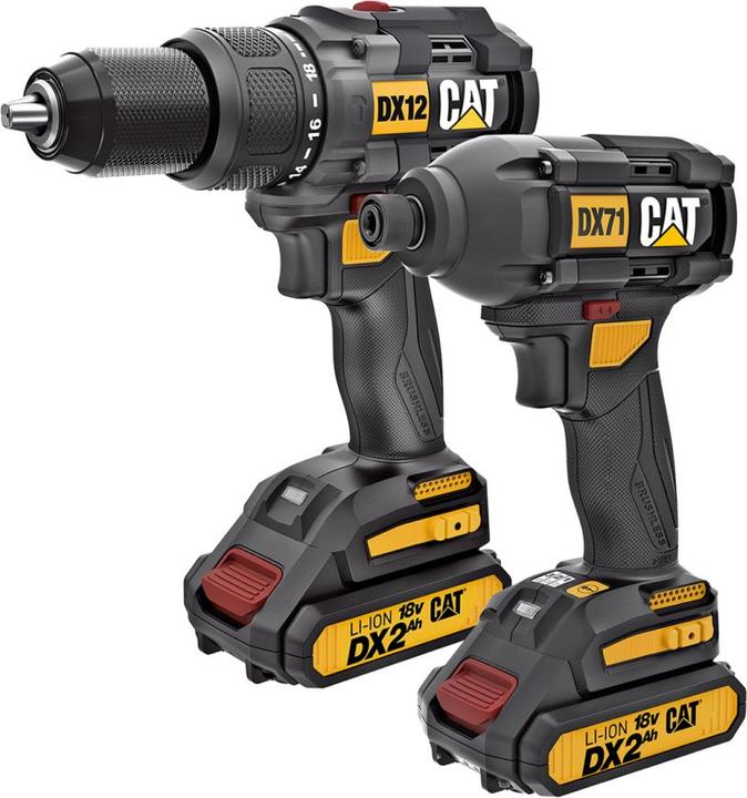 Image du produit Cat 18v Combo Kit. Drill And Driver (Fonctionnement sur batterie)