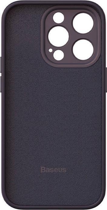 Produktbild Baseus Liquid Silica Gel Case for iPhone 14 Pro (Elderberry)+ tempered glass + cleaning kit (Apple iPhone 14 Pro)