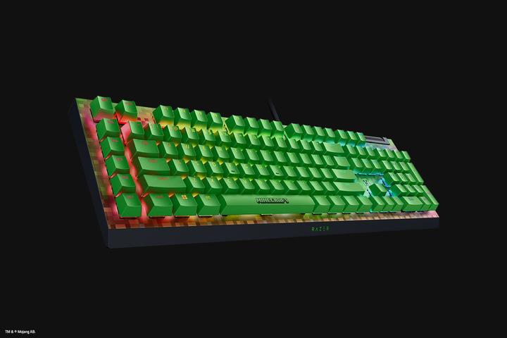 Actual product image Razer Blackwidow V4 X Minecraft Edition (US, Cable)