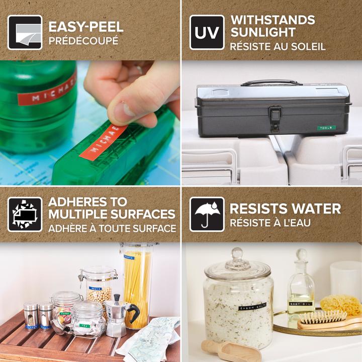 Produktbild Dymo Prägeband 3D (0.90 cm, Schwarz)