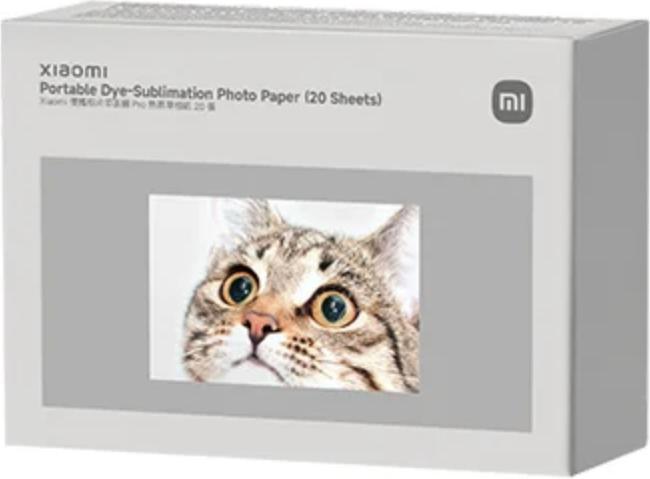 Image du produit Xiaomi Office supplies Portable Dye-Sublimation Photo Paper (20 Sheets) | (20 pcs)