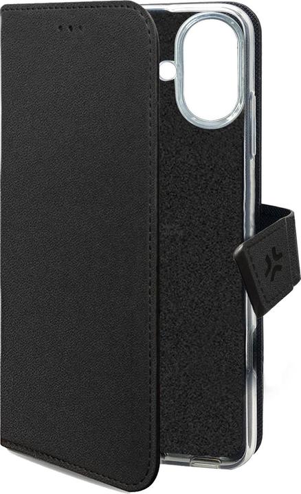 Actual product image Celly Wally book case for iPhone 17 black (Apple iPhone 17)