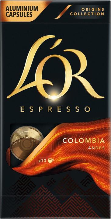 Actual product image L’OR Espresso Coffee capsules Espresso Colombia 10 pieces (1 x Port.)