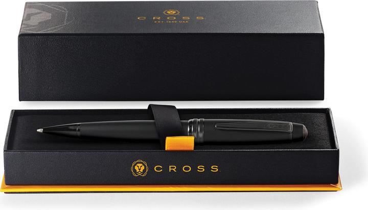 Image du produit Cross Stylo à bille Bailey noir mat, finitions PVD noir (Noir mat, 1 x)