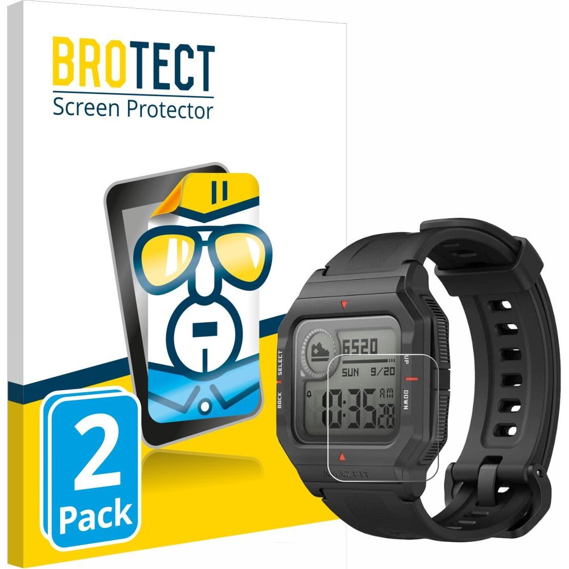 BROTECT Schutzfolie Displayschutz Klar, Smartwatch Schutzfolie, Transparent