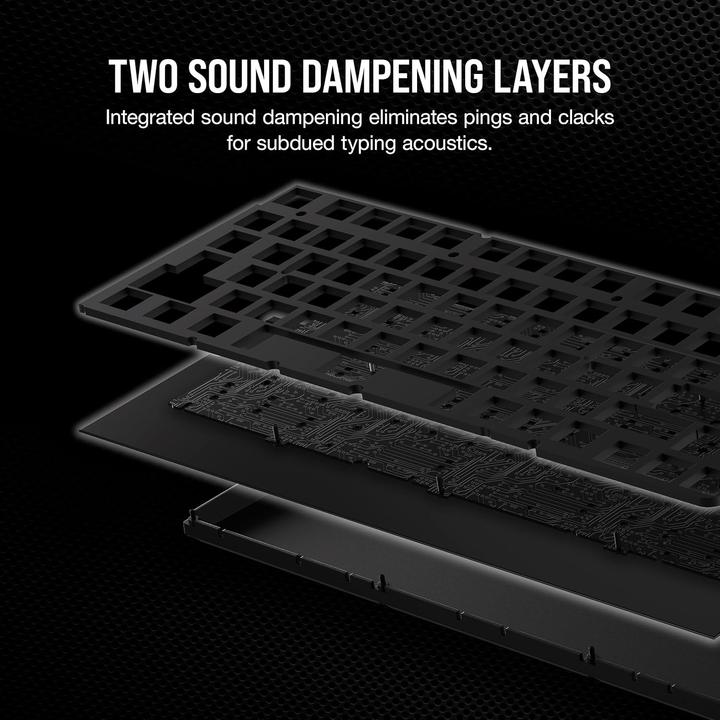 Actual product image Corsair Klaviatūra K65 Plus Belaidė mechaninė KB (Eng. Int., Wireless)
