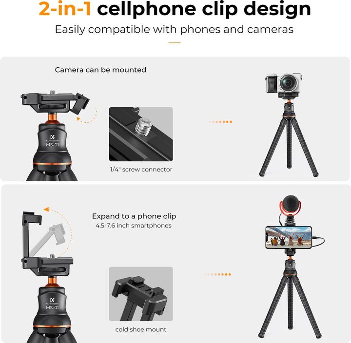 Actual product image K&F Concept Tripod KF09.129