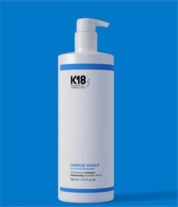 Produktbild K18 Reinigendes Shampoo für Haarfarbe Schutz Damage Shield Ph Protective Shampoo (930 ml, Flüssiges Shampoo)