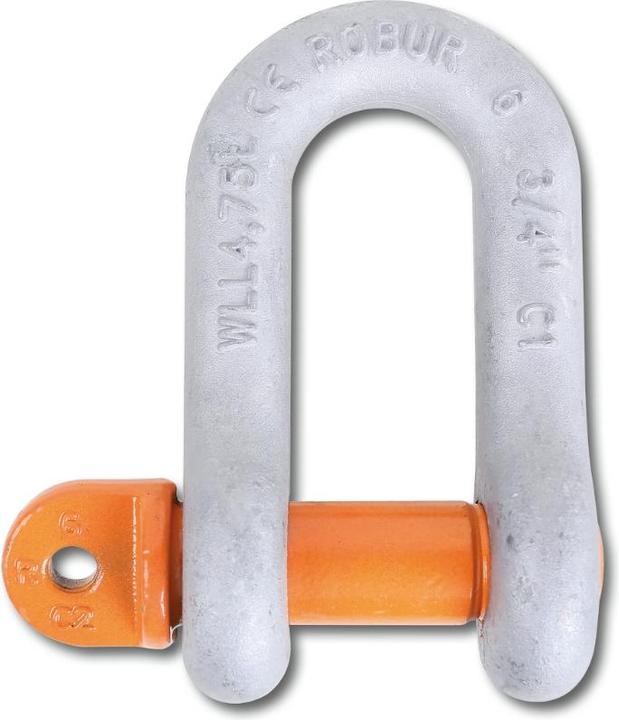 Produktbild BETA 080260216 8026R Gerade D-Klemme Stahl verzinkt 19 Ø mm