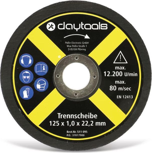 Actual product image Daytools Metal cutting disc, 125x1.0x22.2 mm, 5 pieces