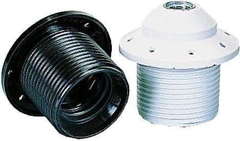 Actual product image Electroplast 2260KN04 Insulated roof socket E27 black 5 pcs.