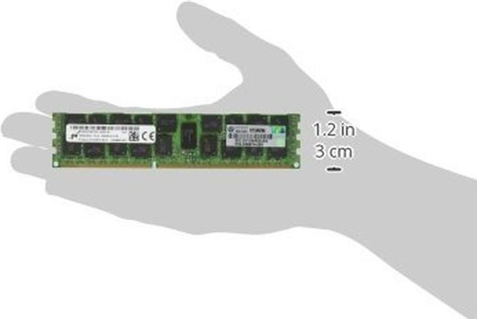 Actual product image HP 16GB DDR3 Registered DIMM (Dual Rank, Low Power) (1 x 16GB, 1333 MHz, DDR3-RAM, DIMM)