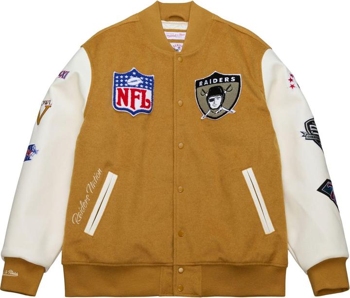 Immagine prodotto Mitchell & Ness Varsity Jacke DUSTED Oakland Raiders - M (M)