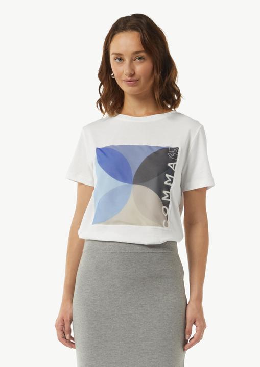 Actual product image Comma T-Shirt Modisches T-Shirt mit Frontprint (34)