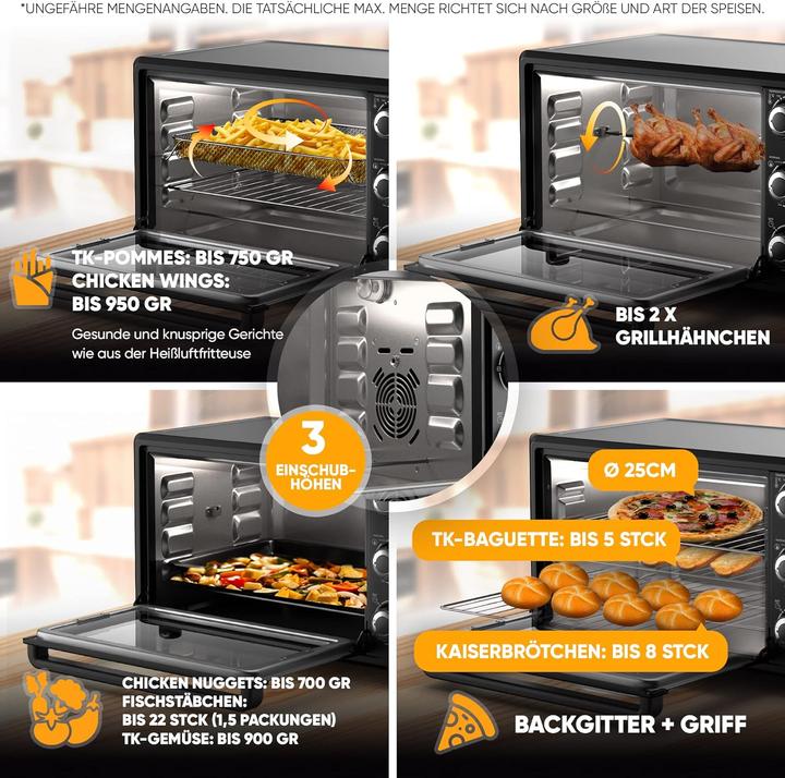 Produktbild Stillstern Minibackofen mit Umluft