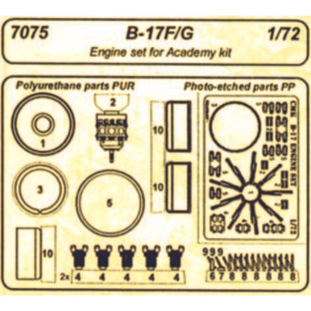 CMK B-17F/G - Motor