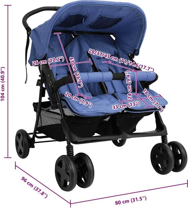 Produktbild vidaXL Kinderwagen