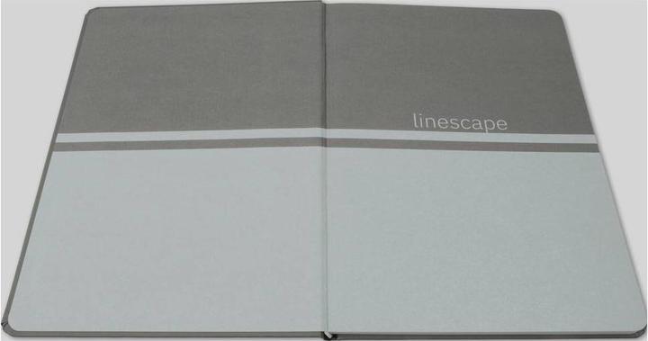 Produktbild Sigel Notizbuch A5 Linescape dunkel-/hellgrau (A5, Kariert, Harter Einband)