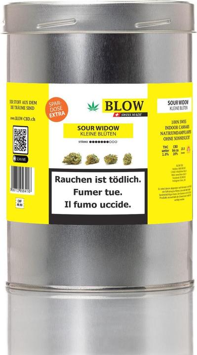Blow CANNABIS Kleine Sour Widow 25gr. (25 g, Indoor)