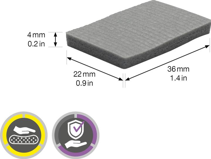 Image du produit Amortisseur de vibrations Soft Pad 36x22 mm 8 pcs.