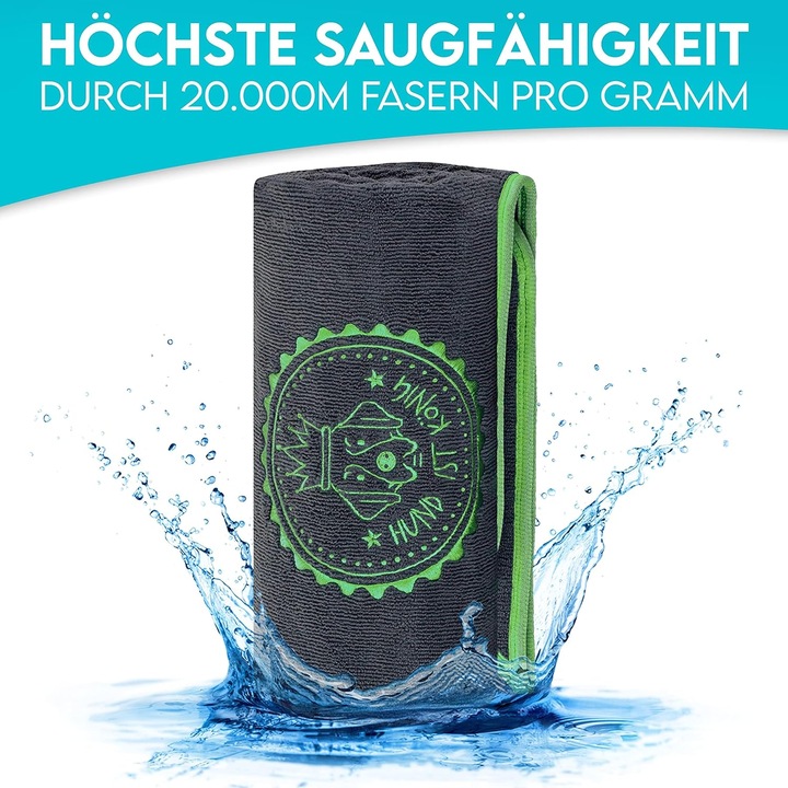 Image du produit Hund ist König Serviette pour chien (Chien)