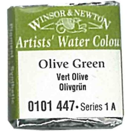 Winsor & Newton, Künstlerfarbe + Bastelfarbe, Aquarellfarbe Artists (Olive Green)