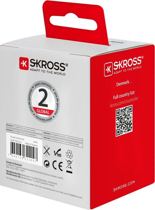 Produktbild Skross Europe to Denmark