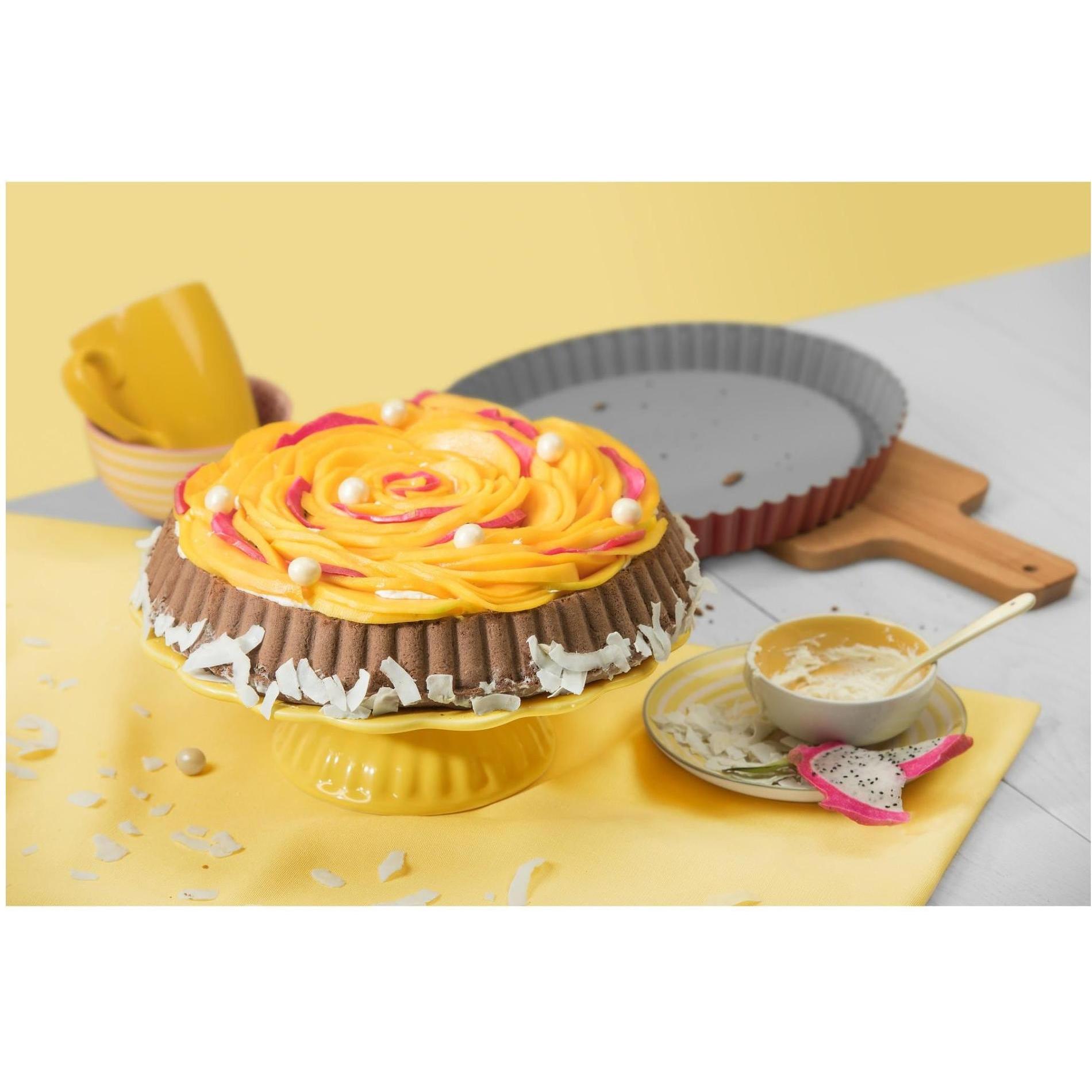 Thumbnail - Kaiser Obstbodenform Obstkuchenform Tortenbodenform 28cm ClassicPlus beschichtet, Backform, Rot